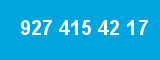 927 415 42 17 927 415 42 17